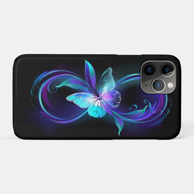 Glowing Infinity with Magic Butterfly Case-Mate iPhone Case (Back (Horizontal))