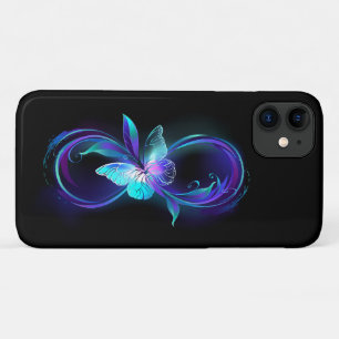 Glowing Infinity with Magic Butterfly Case-Mate iPhone Case