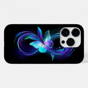 Glowing Infinity with Magic Butterfly Case-Mate iPhone 14 Pro Case