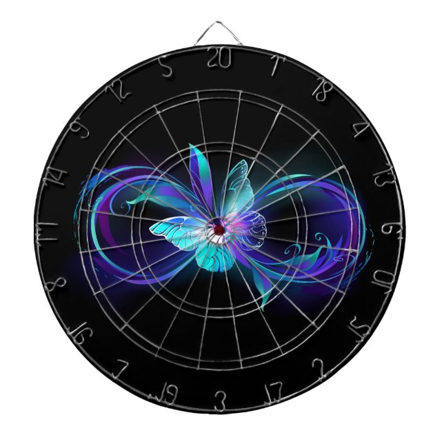 Glowing Infinity with Magic Butterfly Dartboard (Front)