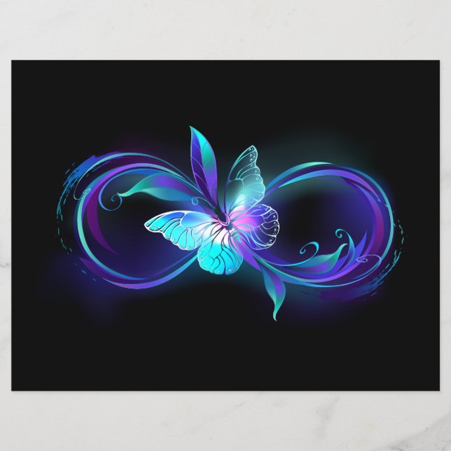 Glowing Infinity with Magic Butterfly Flyer (Front)