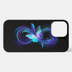 Glowing Infinity with Magic Butterfly iPhone 13 Pro Max Case