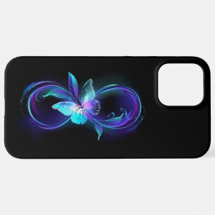 Glowing Infinity with Magic Butterfly iPhone 12 Pro Max Case