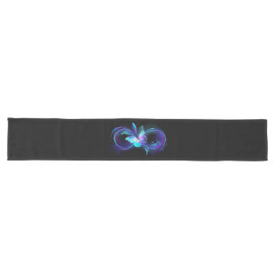 Glowing Infinity with Magic Butterfly Long Table Runner