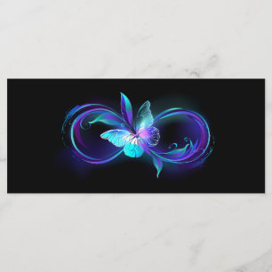 Glowing Infinity with Magic Butterfly Menu