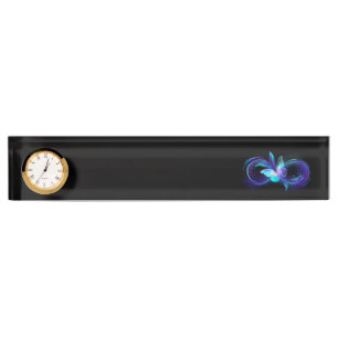 Glowing Infinity with Magic Butterfly Nameplate