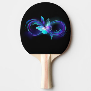 Glowing Infinity with Magic Butterfly Ping Pong Paddle