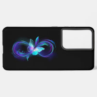 Glowing Infinity with Magic Butterfly