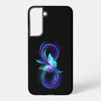 Glowing Infinity with Magic Butterfly