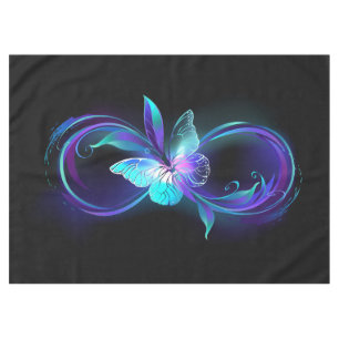 Glowing Infinity with Magic Butterfly Tablecloth