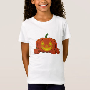 Glowing Jack-o'-Lantern Pumpkin T-Shirt