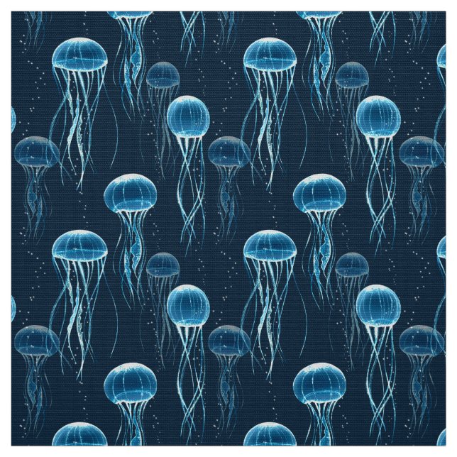 Glowing jellyfish fabric (Swatch)