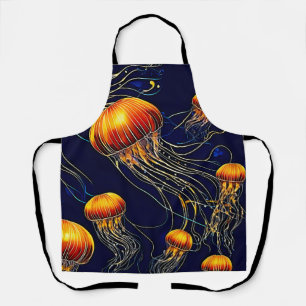 Glowing Jellyfish Sea Apron