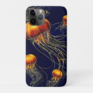 Glowing Jellyfish Sea  Case-Mate iPhone Case