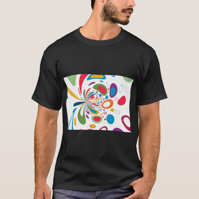 Glowing Light Circles T-Shirt (Front)