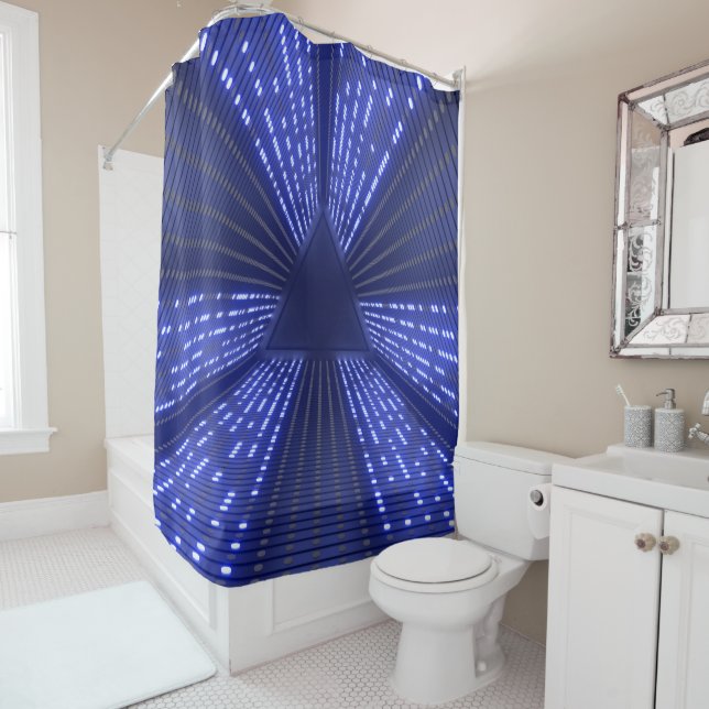 glowing light shower curtain (In Situ)