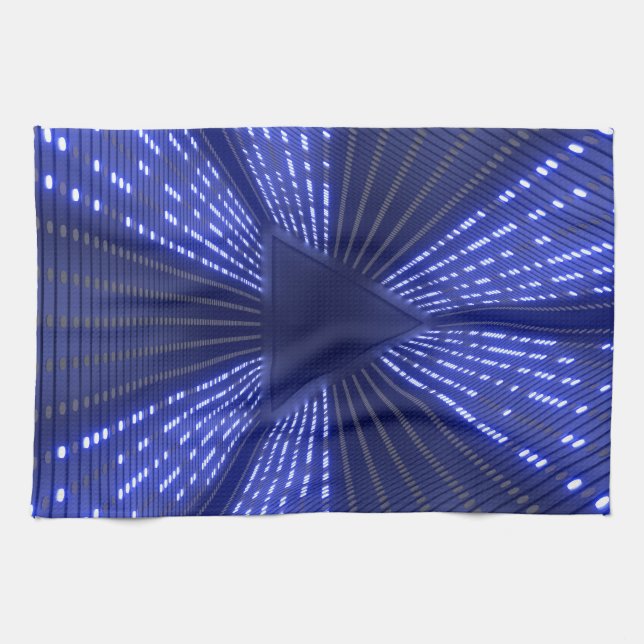 glowing light tea towel (Horizontal)
