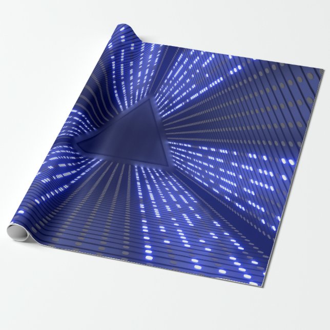 glowing light wrapping paper (Unrolled)