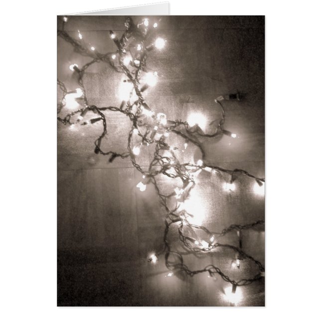 'Glowing Lights' Holiday Card - Season (Front)