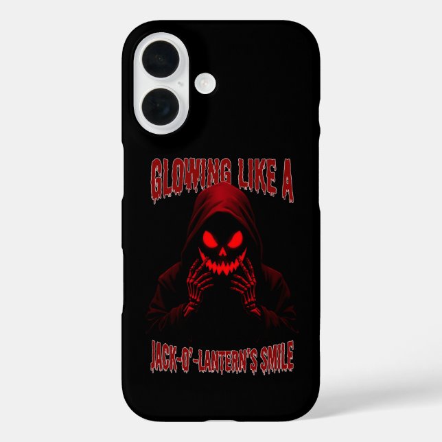 Glowing Like a Jack-o’-Lantern’s Smile Case-Mate iPhone Case (Back)
