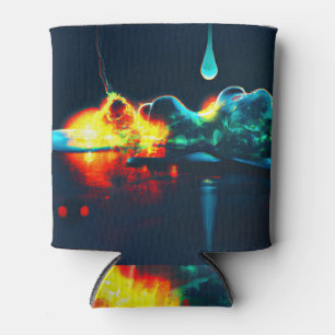 Glowing Liquid Drip Can Cooler
