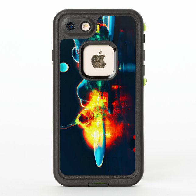 Glowing Liquid Drip LifeProof iPhone Case (Back)