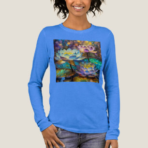 Glowing Lotus Flowers Trio Tri-Blend Shirt