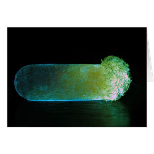 Glowing luminous pill