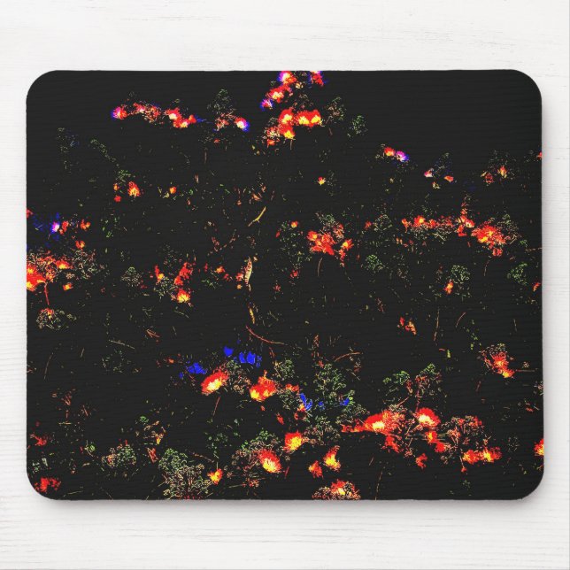 Glowing Mimosa Tree Mouse Pad (Front)
