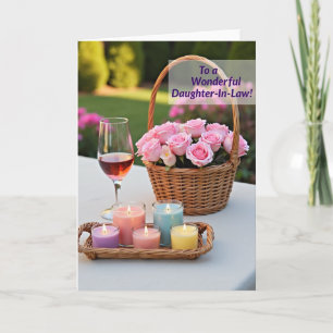 Glowing Mothers Day Candle Card