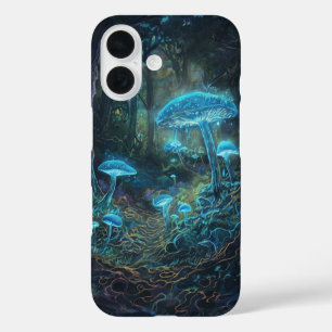 Glowing Mushrooms Forest iPhone / iPad case