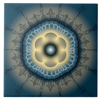 Glowing mystical ornament tile