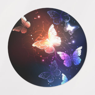 Glowing Night Butterflies