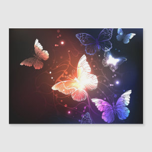 Glowing Night Butterflies