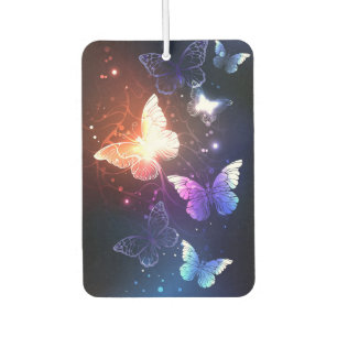 Glowing Night Butterflies Car Air Freshener