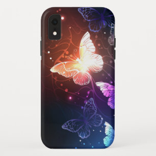 Glowing Night Butterflies Case-Mate iPhone Case