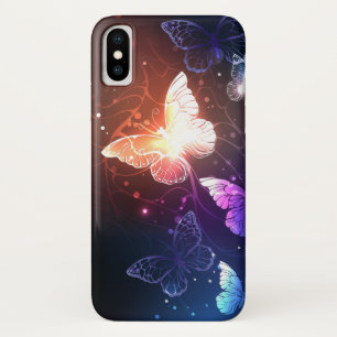 Glowing Night Butterflies Case-Mate iPhone Case