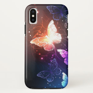 Glowing Night Butterflies Case-Mate iPhone Case