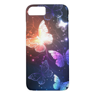 Glowing Night Butterflies Case-Mate iPhone Case