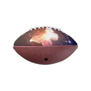 Glowing Night Butterflies Football