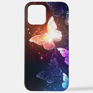 Glowing Night Butterflies iPhone 12 Pro Max Case