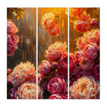 Glowing Peonies