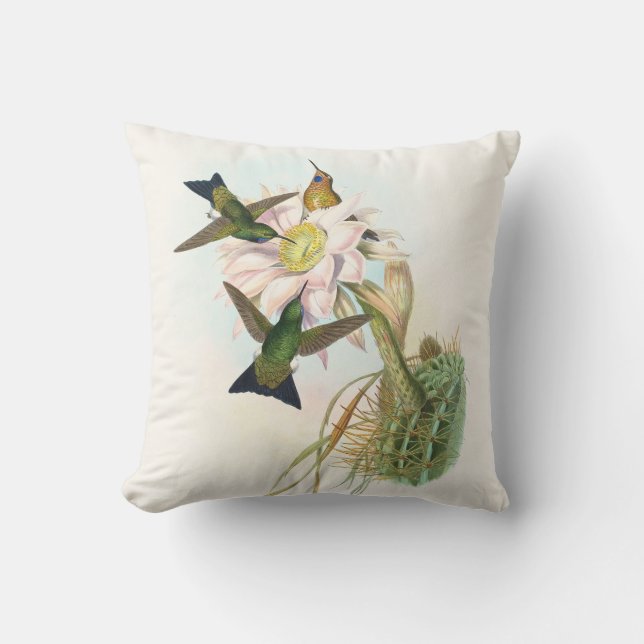 Glowing Puff-Leg by John Gould Cushion (Front)