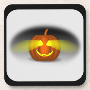 Glowing Pumpkin - Coaster