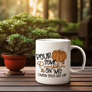 Glowing Pumpkin Halloween Coffee Mug