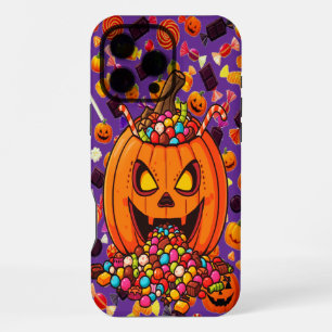 Glowing Pumpkin Halloween Phone Case