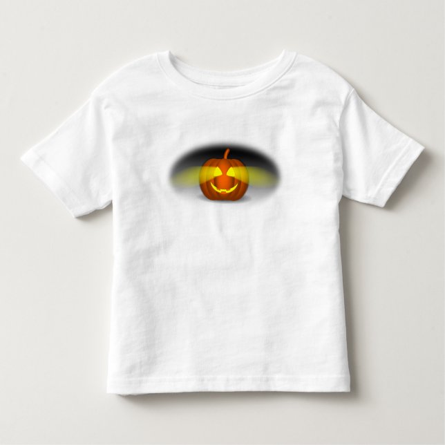 Glowing Pumpkin- Toddler T-Shirt (Front)