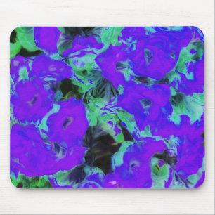 Glowing Purple Kalanchoe Plant Mouse Pad
