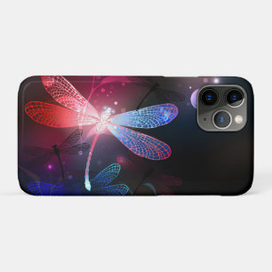Glowing red dragonfly Case-Mate iPhone case