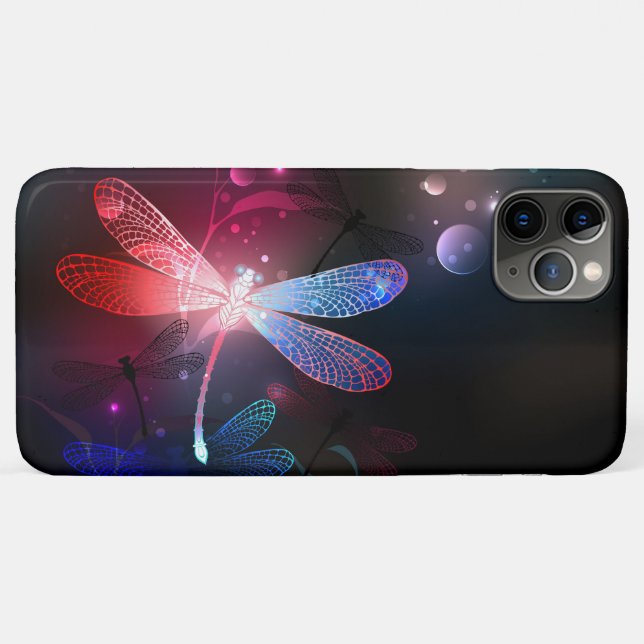 Glowing red dragonfly Case-Mate iPhone case (Back (Horizontal))